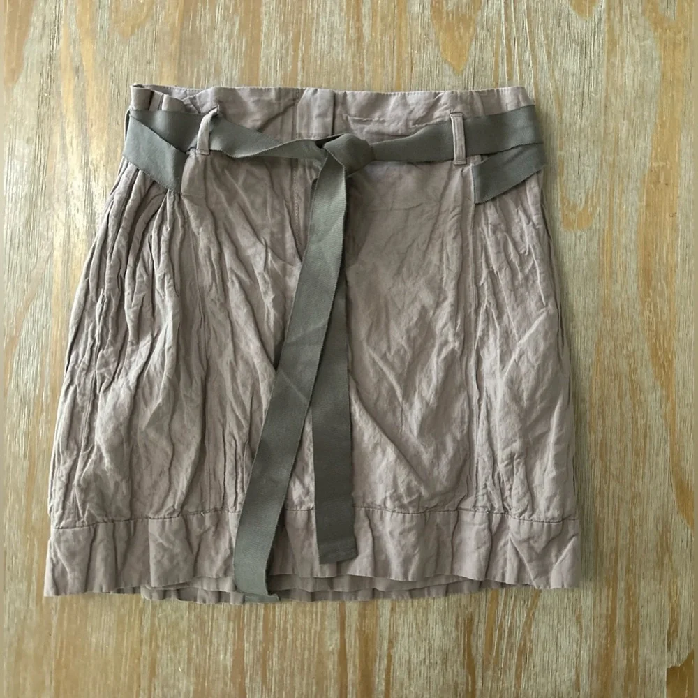 Ann Taylor LOFT Crinkle Mini Skirt